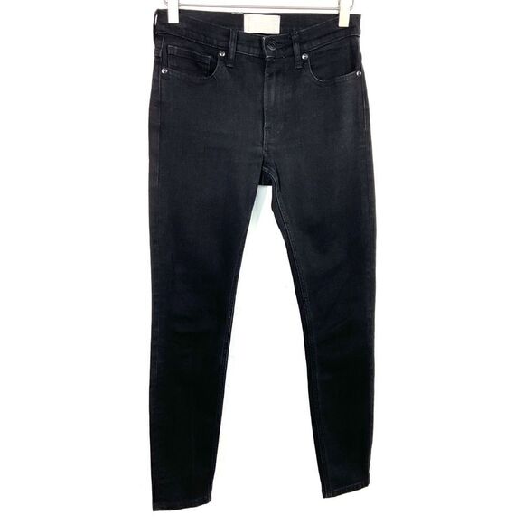 Everlane Washed Black High Rise Skinny Jeans 25 - Picture 5 of 5